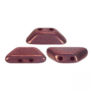 Glass beads Tinos® by Puca® 4x10 mm Opaque Lumi Amethyst x10g