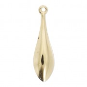 Thin drop pendant 22,5 mm - Gold-filled x1