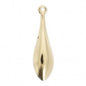 Thin drop pendant 22,5 mm - Gold-filled x1