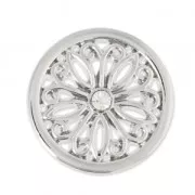 Metal cabochon with strass