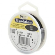 Beading wire 19 strands 0.46mm black x 31 m