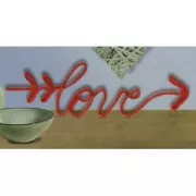 Knitting yarn for customization 5 mm - Black x5m