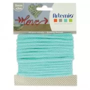 Knitting yarn for customization 5 mm - Pastel Green x5m