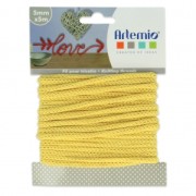 Knitting yarn for customization 5 mm - Yellow x 5m