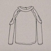 Pattern Aime Comme Marie - Aime comme Maharani - blouse bare shoulders|raw }}