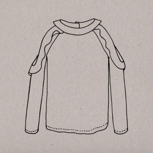 Pattern Aime Comme Marie - Aime comme Maharani - blouse bare shoulders