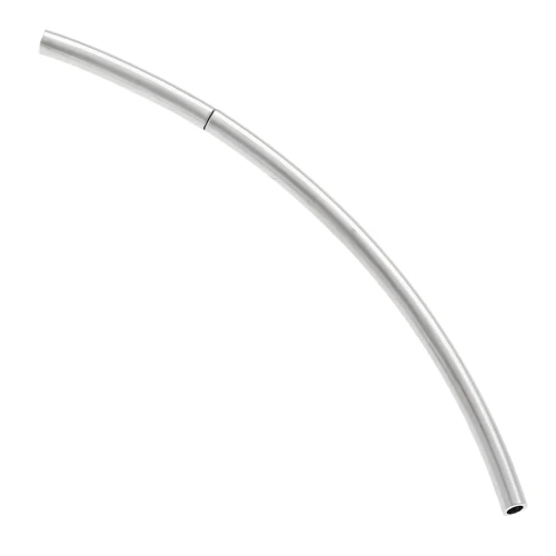 Clasp for 1mm cable and wire Rhodium x1