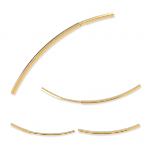 Clasp for 1mm cable and wire Gold Tone x1