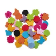 Assortment of wool felt shapes x50