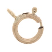 Gold filled spring clasp closed link 6mm|raw }}