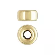 Rondelle bead 5x2.5 mm - Gold filled (laminated gold) x1