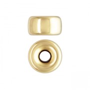 Rondelle bead 6x3.5 mm - Gold filled (laminated gold) x1|raw }}