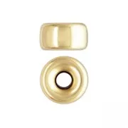 Rondelle bead 6x3.5 mm - Gold filled (laminated gold) x1