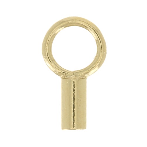 Terminators for 1mm cord Gold filled x4