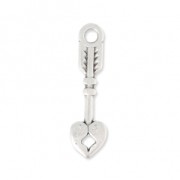 Charm arrow 17.3x4.80 mm - Antique Silver Plating|raw }}