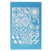Silk Screen Moiko for polymer clay 74x105 mm - Cement tile 2.5 cm Fancy Puppet|raw }}