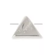 Triangular metal bead 7 mm Antique Silver Plating