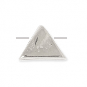 Triangular metal bead 7 mm Antique Silver Plating