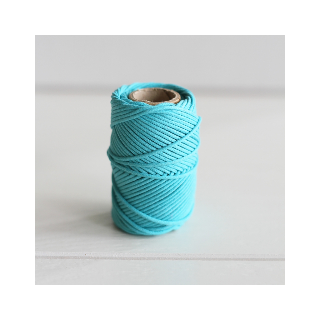 Waxed cotton thread for macrame Kesi Art 1 mm Baltic x 20 m