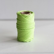 Waxed cotton thread for macrame - Kesi Art - 1 mm Phosphore x 20 m|raw }}