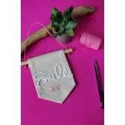 Waxed cotton thread for macrame - Kesi Art - 1 mm Phosphore x 20 m