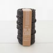 Cord for macrame - Kesi Art - 6 mm Charbonneux (n°01) x 30 m