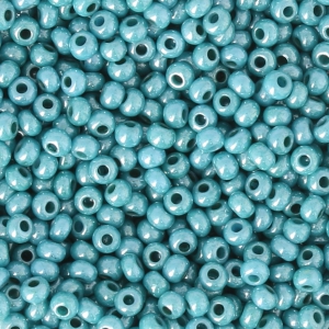 Preciosa Seed Beads 11/0 2 mm - Lustrous Green x 20 g