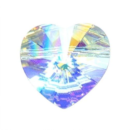 PureCrystal 5742 Heart  8mm Crystal AB x1