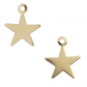 Stars charms 10 mm - Gold-filled x2|raw }}