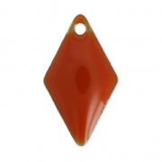 16x9 mm metal and epoxy resin rhinestones - Terracotta x8|raw }}