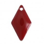 Metal and epoxy resin 16x9 mm rhinestones - Dark red x8|raw }}