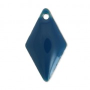 Metal and epoxy resin 16x9 mm rhinestones - Petrol x8|raw }}