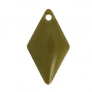 Metal and epoxy resin 16x9 mm rhinestones - Olive x8|raw }}