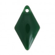 Metal and epoxy resin 16x9 mm rhinestones - Fir Green x8|raw }}