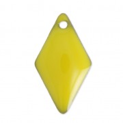 Metal and epoxy resin 16x9 mm rhinestones - Yellow x8|raw }}