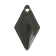 Metal and epoxy resin 16x9 mm rhinestones - Medium Grey x8|raw }}