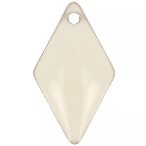 Metal and epoxy resin 16x9 mm rhinestones - Cream x8