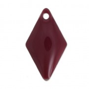 Metal and epoxy resin 16x9 mm rhinestones - Burgundy x8|raw }}