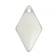 Metal and epoxy resin 16x9 mm rhinestones - White x8|raw }}