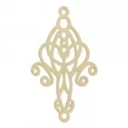 Filigreed Spacer/Chandelier to decorate 43,5mm gold tone x1