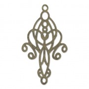 Filigreed Spacer/Chandelier to decorate 43,5mm bronze tone x1