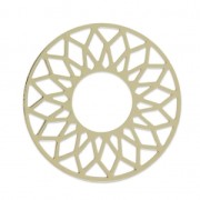 Filigreed Spacer Sun to decorate 23mm gold tone x1