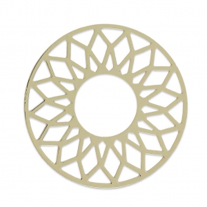 Filigreed Spacer Sun to decorate 23mm gold tone x1