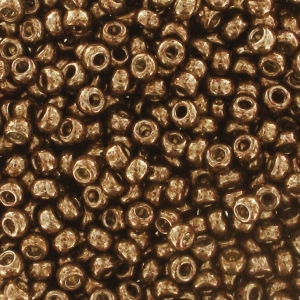 Miyuki 11/0 Seed Beads 457L - Metallic Light Bronze x 100 g