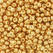 Rocaille Miyuki 15/0 1053 - Galvanized Yellow Gold wholesale package 100g