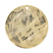 Crumbled sequin 40mm fine Gold plated x1|raw }}