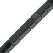 Magnetic beads Cubes 4 mm Hematite x15