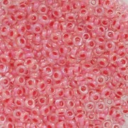 Toho Seed beads Demi Round 11/0 TO11RDR0779 - Crystal AB Salmon Lined x5g
