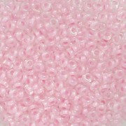 Toho Seed beads Demi Round 11/0 TO11RDR0780 - Crystal AB Bubble Gum Lined x