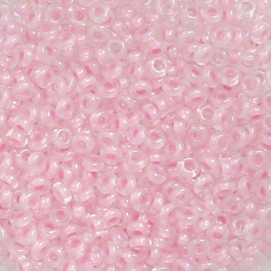 Toho Seed beads Demi Round 11/0 TO11RDR0780 - Crystal AB Bubble Gum Lined x